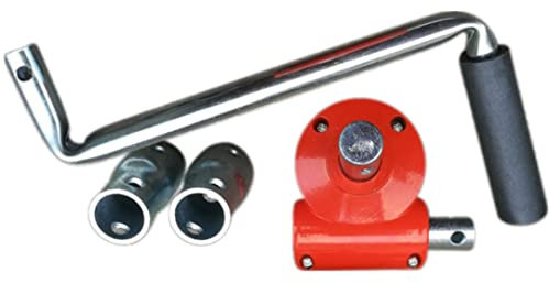 Winch Manuel du Manuel de la paroi latérale, Greenhouse Hand Crank Film Agricultural Film Roll Up Coiler Manual Louting Dispositif Machine Blinds Rolling for Greenhouse Ranch Ventilation