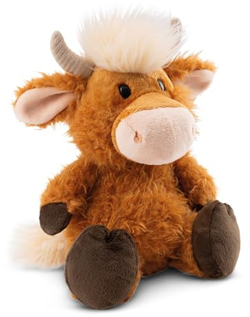 NICI Kuscheltier Hochlandrind McMooray 33cm braun - Stofftier aus weichem Plüsch, niedliches Plüschtier zum Kuscheln und Spielen, für Kinder & Erwachsene - tolle Geschenkidee - 61118