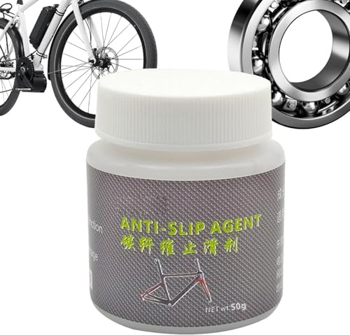 Carbon-Sattelstützenpaste, Carbonrahmenfett | 50 g Carbon-Sattelrohr-Montagepaste | Keine Beschädigung der starken Reibungskraft des horizontalen Gels von Asam