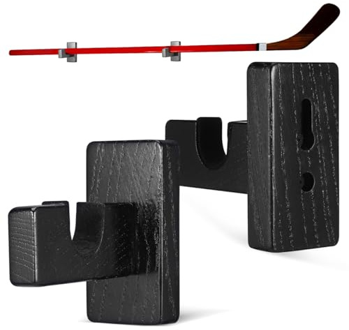 TOKIDNY Support de crosse de hockey sur glace Organisateur mural pour équipement de hockey Design minimaliste