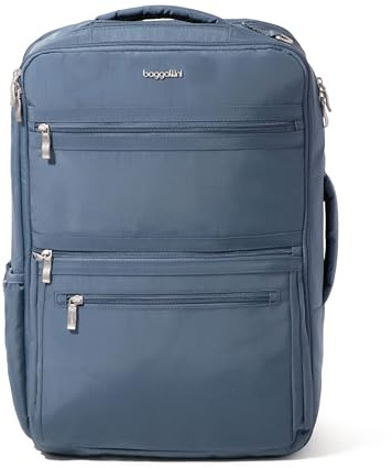 Baggallini Modern Convertible Travel Backpack - Lightweight 11.8x17.7x 8.5 Duffel Weekender w/Laptop Pocket