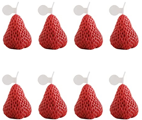 Alipis 8 Pz profumata alla fragola lumini ornamenti profumati da scrivania candele artigianali accendi candele aromatiche creative aromatica decorativa paraffina
