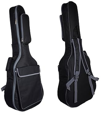 ULDIGI Akustikgitarre Gitarrentasche 41 Zoll Gepolstert Doppelriemen Rucksack Schutzhülle für Erwachsene