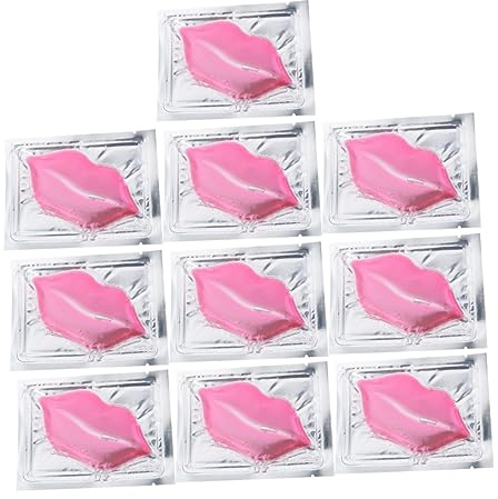 CLISPEED Collagen Lip Mask Pad 15pcs Exfoliating Moisturizing Anti-aging Lip Treatment for Women Hydrating Peel