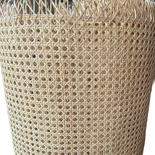 Rattan,Rejilla Mimbre Rejilla de mimbre caña natural 35 cm ancho, rollo ratán, material reparación for tejer sillas, gabinetes, muebles, decoración(Original,35x50cm)