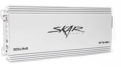 Skar Audio RP-75.4ABM 500 Watt Full-Range Class A/B 4-Channel Marine Amplifier