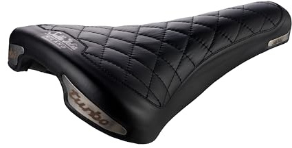 Selle Italia Turbo Bonnie Vintage Saddle: Black, L1