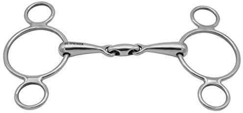 Sprenger 3-Ring Trense doppelt gebrochen Größe: 11.5cm Farbe: Edelstahl