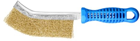 PFERD Hand Brush Curved HBG | 1 Row Steel Wire Diameter 0.30 | 43698001 - For Hard To Access Areas