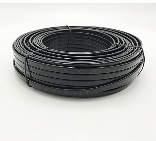 GatherTOOL 1m-100m Wasserleitung 1. 2V 24V 110V 220 Volt Anti-Frost Frost Protection Heizkabel for Dach-Selbstregulierung elektrischer Heizungsdraht (Length : 100m, Specification : 24V 25W)