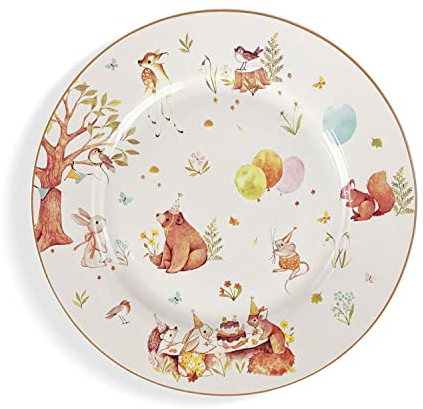 Nada Home Tellerservice Isabelle Rose Forest Shabby Chic aus Porzellan, 6-teilig 5420