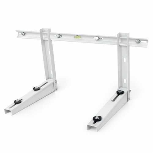ENTALPIA Support Mural pour Climatiseur HL-420 | Console Murale Jusqu'à 100 kg | Accessoires Inclus | Pour Split et Pompe à Chaleur | Montage Rapide