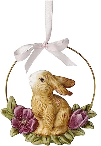 Goebel JAHRESHASE 2024 – Jahresornament mit Magnolienblume 10 cm Osterfigur