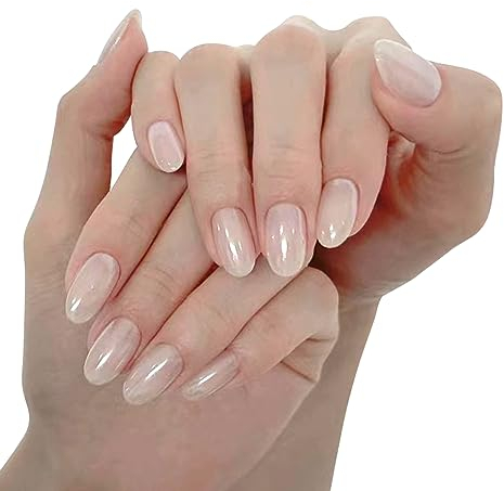 GZSYY Press on nails kurz Perle Weiß Nägel Zum Aufkleben 24PCS Künstliche Fingernägel Kurz Nagel Zubehör für Gelnägel