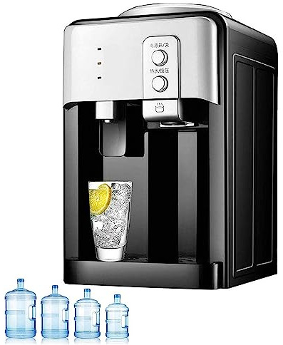 Distributore D'acqua Elettrico 220 V, Erogatore D'acqua Da Tavolo Distributore D'acqua Ghiacciato Caldo Freddo Riscaldatore Fontana Potabile Per Ufficio Domestico Hotel Caffè Tè Bar, Funzionamento Sem