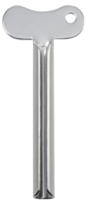 Dorytop 1PCS Toothpaste Squeezer Metal Tube Squeezer Key Stainless Steel Toothpaste Roller Tube Wringer Makeup Tube Squeezer (Sliver)
