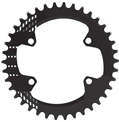 ANKROYU Fahrrad Kettenblatt, 96 mm BCD Schmaler Breiter Kettenblatt, Aluminiumlegierung Kettenblatt für M6000 M7000 M8000, Rennräder Rundes Kettenblatt BMX MTB Fahrradkettenblatt(38-A3)