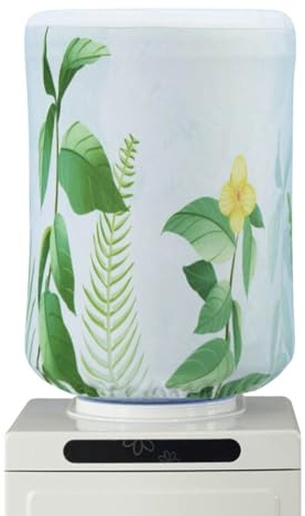 5 Gallon Water Dispenser Barrel Dust Proof Cover, High Stretchy Fabric Water Bucket Protector Covers, Reusable Elastic Protective Water Bottle Cover Suit for Home, Hotel and Restrant (Green)