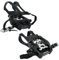 Hyacinthy 1Pair Pedale Fahrrad, SPD-Pedal mit Käfig und Riemen, für Mountainbike, Rennrad, Cyclocross, Rennrad, Klapprad, Heimtrainer, Spinning Bike, Outdoor Indoor-Fahrrad, 9/16 Spindelfahrräder