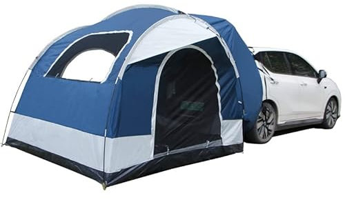 JIABAOCA Auto Zelt Camping 2000mm Wasserdicht für Vauxhall Omega 1986-2004, Auto Camping Zelt mit Heckklappe Outdoor Hiking Wind- und regenfest Zubehör