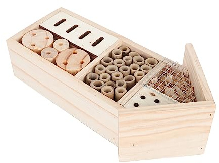 TOYANDONA 1stück Insektenhaus Für Bienen Und Marienkäfer Kreative Garten-Dekoration Nistkasten Für Wildbienen Und Schmetterlinge Für Terrasse