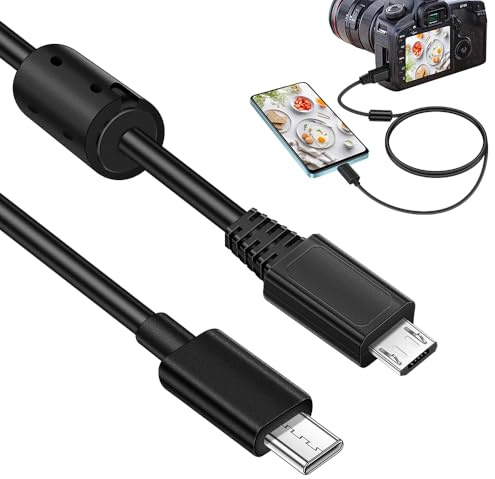 USB C to Micro Data Charge Cable for Old Phone Smartphone Camera Headphone | Download Photo/Video Sync Charging Cord USB-C Compatible with MacBook iPhone 15 Samsung LG Moto PC/Laptop with a USBC Port