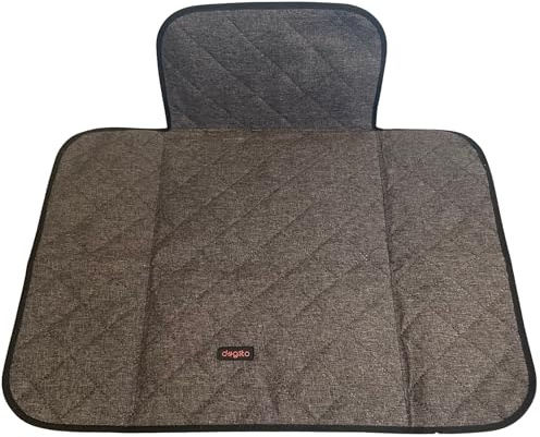 Dogsto die Hunde Automatte/Klappmatte für jedes Auto Schnell zusammengeklappt (Magnetverschluss) | Der Schmutz bleibt in der Matte | Sauber und ordentlich weggelegt ins Türinnenfach, Stoff-Malmo