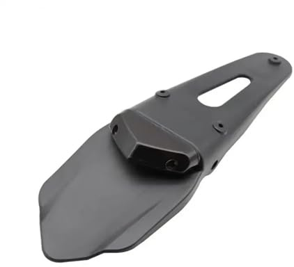 Portatarga Supporto Per Targa Posteriore Per Moto Con Fanale Posteriore A LED Da 12 V E Lampada Freno, Adatto Per Enduro Fuoristrada. Portatarga Moto(Black Brake Lamp)
