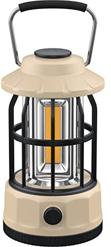 LED Campinglampe 15000mAh (Lichtzeit 268 Stunden) mit USB Aufladbar Zeltlampe Tragbar Wasserdicht, Camping Laterne mit 5 Lichtmodi für Wandern Outdoor, Stromausfälle, Notfall (Gelb, 15000mAh)