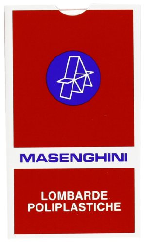 Masenghini 51007 - Lombarde 54 Carte da Gioco, Astucio Rosso