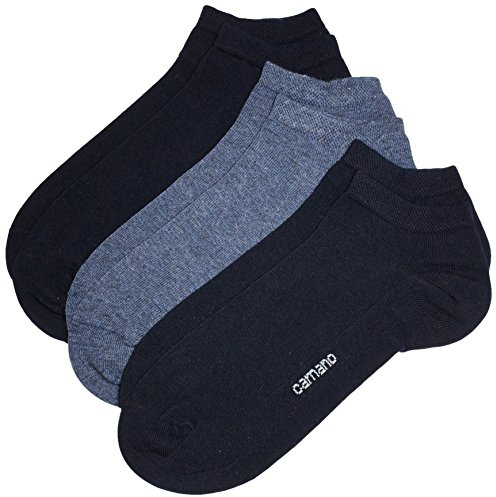 Camano Damen Strick Füßlinge 3003, 100 DEN, Gr. 35/38, Blau (navy combination 34)