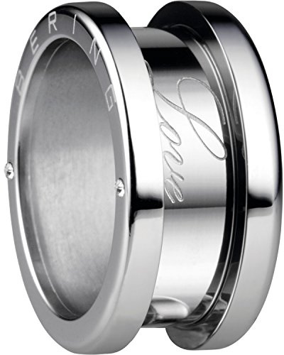 Bering Damen-Ring Edelstahl Zirkonia