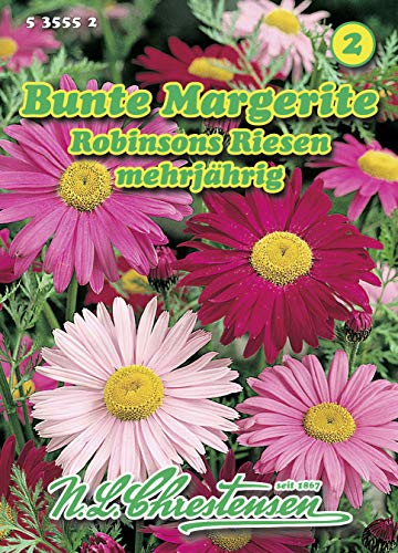 N.L. Chrestensen 535552 Bunte Margerite Robinsons Riesen (Margeritensamen)