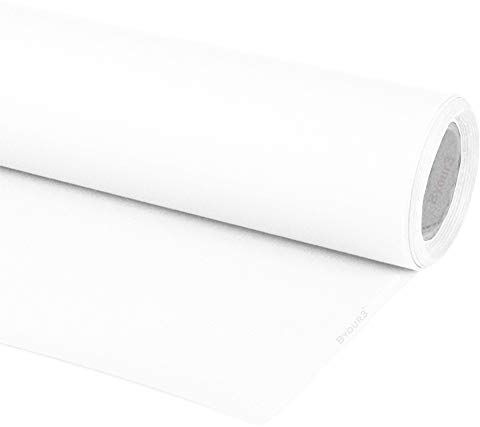 BY3 - Teli per Gazebo a Fasce Ondulate - Tessuto Impermeabile per esterno Frangisole Frangivento stoffa Anti Uv Tessuti Per Pompeiana Dehor Copertura Solare Traspirante (Bianco, 100cm)