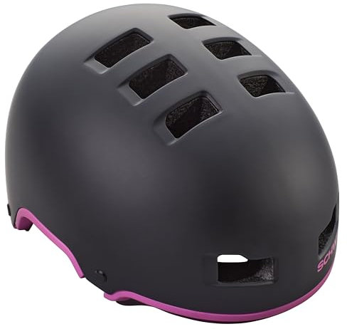 Schwinn Sequel ERT Bike Helmet for Adult Men Women Ages 14 and Up, Can Fit Head Circumference 58-61 cm, 12 Vents, Removeable Padding, Adjustable Fit, Large Black Pink