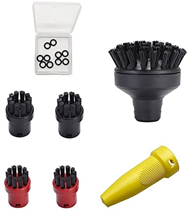 Jxjamp Steam Brush Sprinkler Nozzle Head O-Ring Rubber Ring Compatible with KARCHER SC1 SC2 SC3 SC4 SC5 Steam Cleaner Slit Scraper Brush Usually