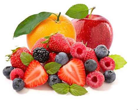 Fruit Seeds Combo Pack - 6 Types, Strawberry Raspberry Mulberry Apple Orange Blueberry Seeds, Non-GMO Heirloom and Organic, for Home Garden (600pcs)