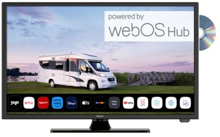 Gelhard GTV1956 LED Smart TV WebOS mit DVD und Bluetooth DVB-S2/C/T2 für 12V u. 230Volt WLAN HD