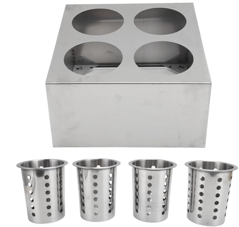 TOPINCN Boîte Porte-couverts, Rangée D'ustensiles de Cuisine, Porte-baguettes