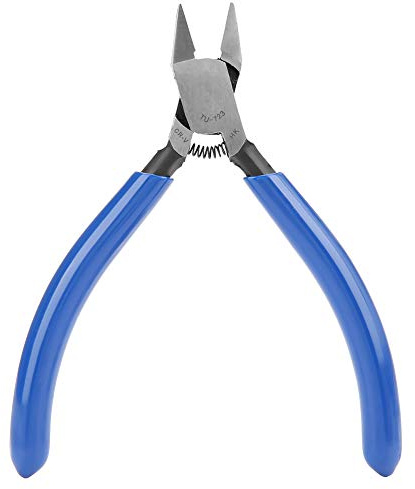 Wire Cutter Pliers, 4inch Electrical Cable Cutters Snips Cutting Nippers, Diagonal Pliers, TU-723 Cable Pliers, Suitable for Model Making and Fishing