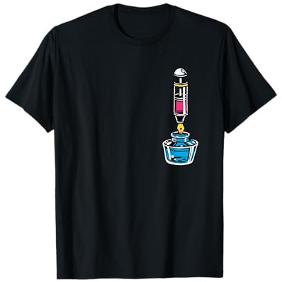 Minimalist Design: Demonstrator Fountain Pen and Ink Bottle T-Shirt