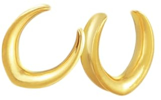 Whoiy 1 Paare Edelstahl Ear Tunnel 6mm-30mm Saddle, Mehrfarbig Ohr Tunnel Expander Set Piercing Schmuck für Frauen und Männer