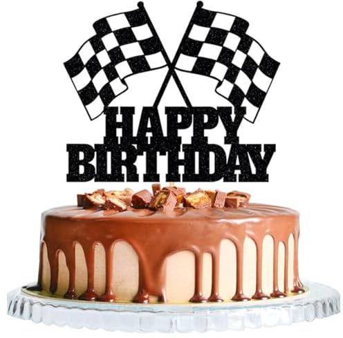 YUEcthynous Tortendeko Auto Geburtstag,Rennauto Theme Party Auto Kuchen Deko, Auto Geburtstagstorte Deko,Kuchendeko Geburtstag Junge, Auto Cake Topper für Kindergeburtstag