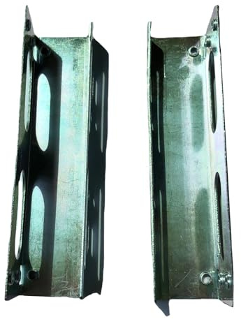 1 Set interne HDDs Festplattenschächte für 3,5 Zoll bis 5,25 Zoll (8,9 cm) bis 13,3 cm (3,5 Zoll) große Festplatten-Schächte, Metall-Montagehalterung