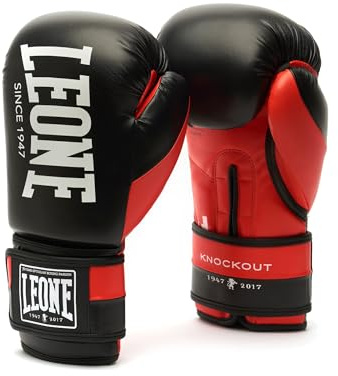 LEONE 1947 GUANTI BOXE KNOCKOUT rosso/12OZ - GN371
