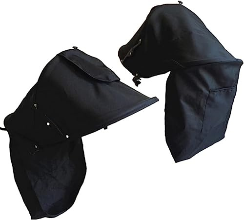 Auvent pour Poussette Été Pare-soleil de Landau Protégé Soleil Anti-UV Capot Ombrelle de Landau Respirant UV 50+ Parasol Couverture de Soleil pour Poussette Anti-Pluie Anti-Vent, Installation Facile