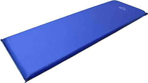 normani Camping Thermo Matte selbstaufblasend - Gute Isolierung und Polsterung SurfBlue/DarkShadow 190 x 60 x 3 cm