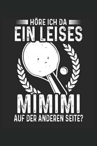 Lustiges Tischtennis Notizbuch (liniert) Tischtennisspieler