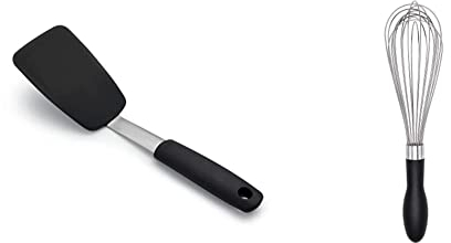 OXO Good Grips Silicone Flexible Turner & Good Grips 28 cm Balloon Whisk