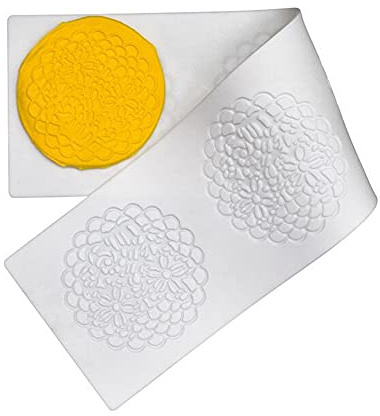 tapis dentelle Moule en silicone en forme de Guirlande ronde Pour décoration de cupcakes Desserts en sucre